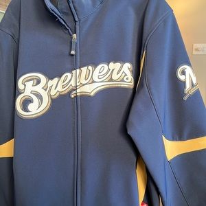 Men’s L Milwaukee Brewers Jacket